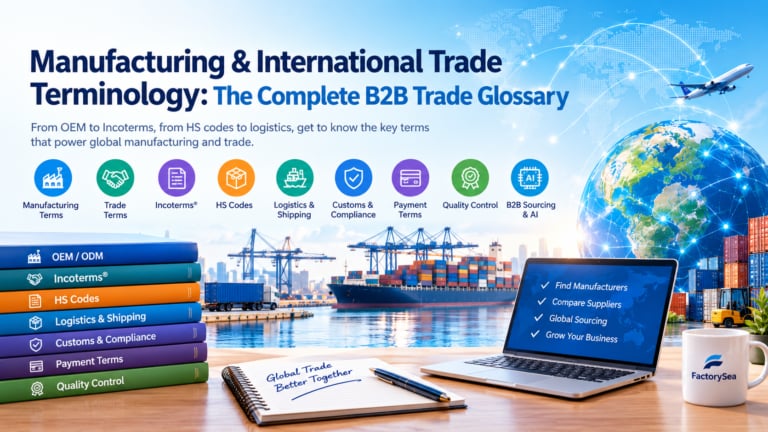 Manufacturing & International Trade Terminology Guide: A Comprehensive Glossary for Global B2B Trade