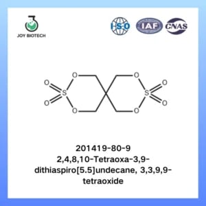 2,4,8,10-Tetraoxa-3,9-dithiaspiro[5.5]undecane-3,3,9,9-tetraoxide CAS 201419-80-9 electrolyte solution additive powder