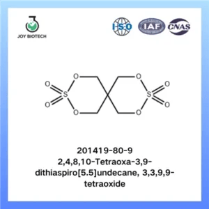 2,4,8,10-Tetraoxa-3,9-dithiaspiro[5.5]undecane-3,3,9,9-tetraoxide CAS 201419-80-9 electrolyte solution additive