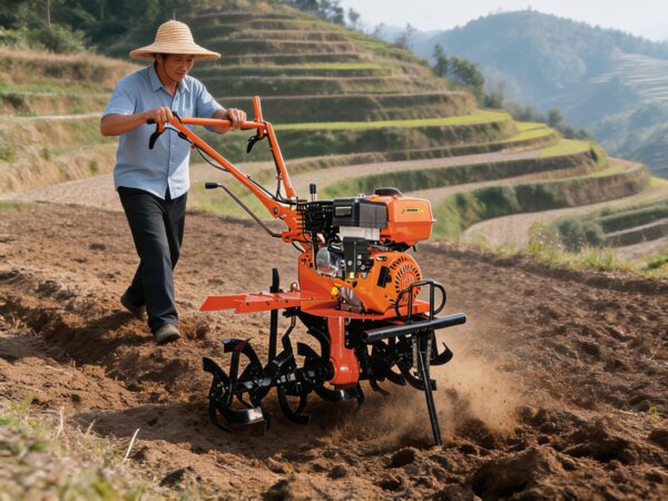 Main product image for 1WG4.0-105FQ-Z Power Tiller | BASHAN WORLD Farm Rotary Tiller for Dryland, Orchard & Tea Garden