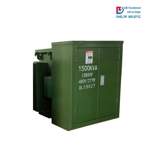 Daelim pad mounted transformer with FR3 high-fire-point dielectric fluid