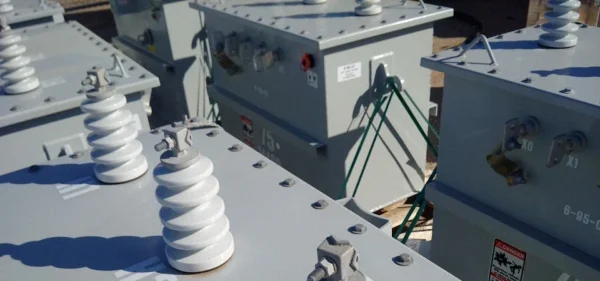Daelim distribution transformer, 30-2500 kVA, primary voltage 2400-34,500V