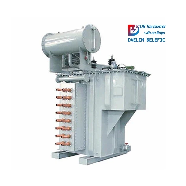 Oil-cooled furnace transformer for steel plant furnace power supply