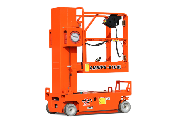 AMWP8-8100L Oil-Free All-Electric Vertical Mast Lift AMWP8-8100L oil-free all-electric vertical mast lift for indoor access work