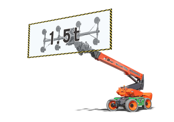 BT2615ERTGS Glass Attachment Boom Lift BT2615ERTGS glass attachment boom lift with eight suction cups rated at 1,500 kg for building decoration materials