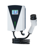 Z6A Type 2 wall-mounted AC EV charger for Level 2 charging, 3.5kW to 22kW